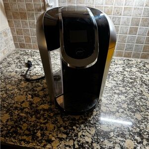 Keurig Black and Silver Coffee Maker